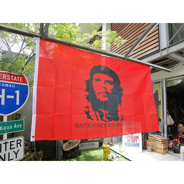 チェ・ゲバラ　ビッグサイズフラッグ　（レッド）　アメリカン雑貨　アメリカ雑貨 | アメリカン レトロ | 03