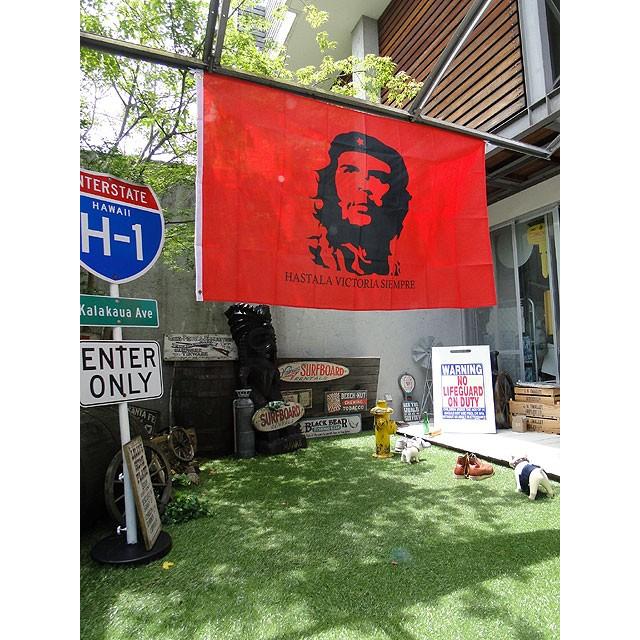 チェ・ゲバラ　ビッグサイズフラッグ　（レッド）　アメリカン雑貨　アメリカ雑貨 | アメリカン レトロ | 04