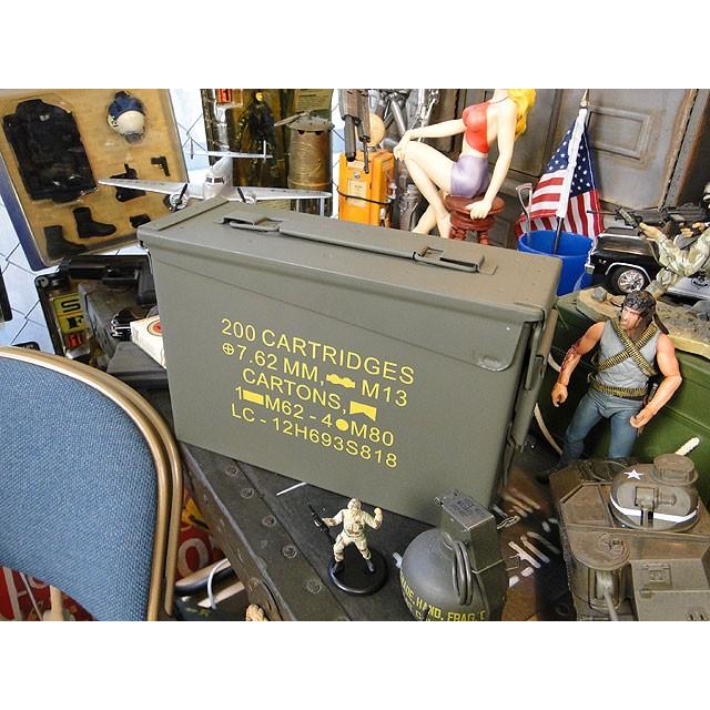 USタイプ　アンモボックス　（Sサイズ）　■　アメリカ雑貨　アメリカン雑貨　おしゃれ　男前　ミリタリー　ガレージグッズ | 