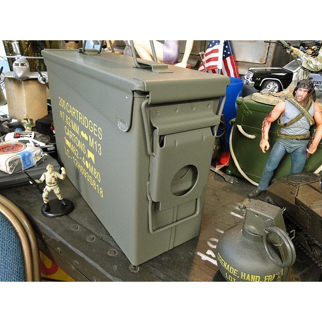 USタイプ　アンモボックス　（Sサイズ）　■　アメリカ雑貨　アメリカン雑貨　おしゃれ　男前　ミリタリー　ガレージグッズ |  | 03