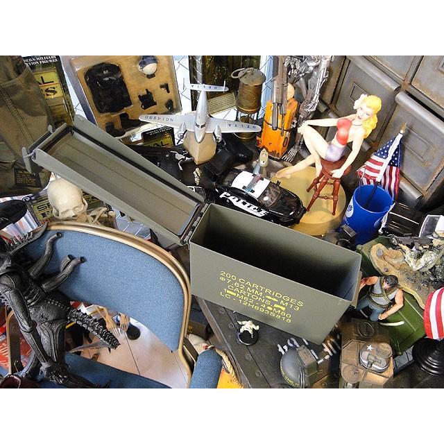 USタイプ　アンモボックス　（Sサイズ）　■　アメリカ雑貨　アメリカン雑貨　おしゃれ　男前　ミリタリー　ガレージグッズ |  | 04