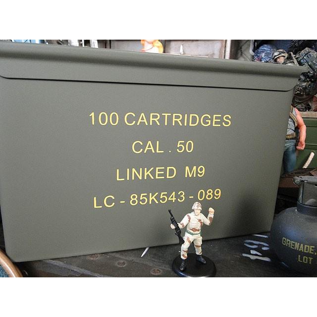 USタイプ　アンモボックス　（Mサイズ）　■　アメリカ雑貨　アメリカン雑貨　おしゃれ　男前　ミリタリー　ガレージグッズ |  | 01