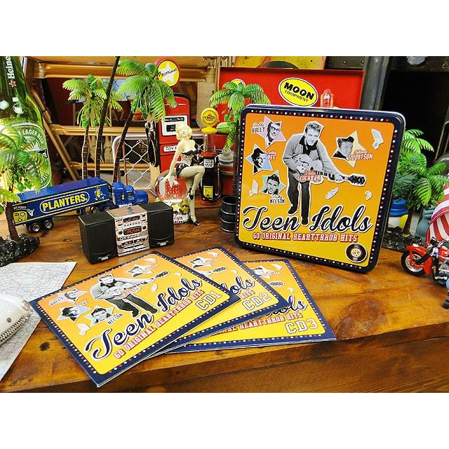 オールディーズ・ミュージック缶　3枚組　（ティーンアイドル）　アメリカ雑貨　アメリカン雑貨 | 
