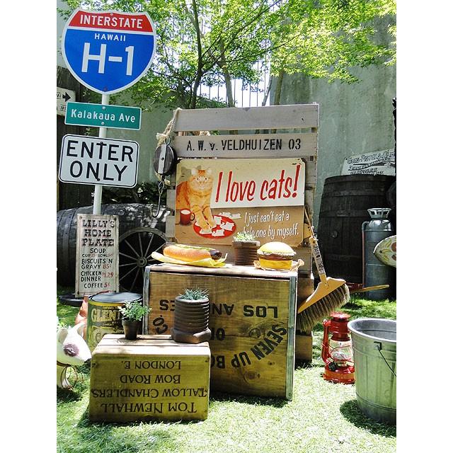 アイ　ラブ　キャット　U.S.ヘヴィースチールサイン アメリカ雑貨 アメリカン雑貨 | アメリカン レトロ | 05