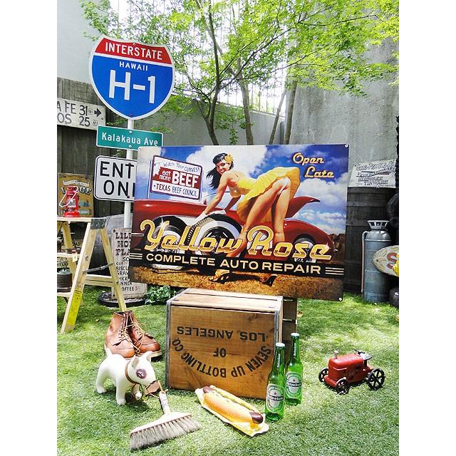 アメリカン レトロ ☆稀少な絶盤品☆ ド迫力！特大サイズ看板