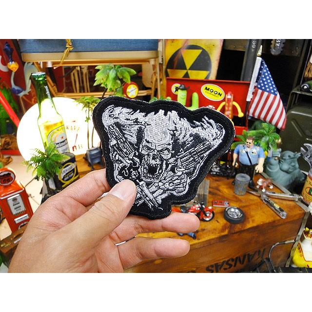 アメリカンバイカーズワッペン　（ASSASSIN PISTOLS HOOK AND LOOP）　アメリカ雑貨　アメリカン雑貨 爆買 |  | 02