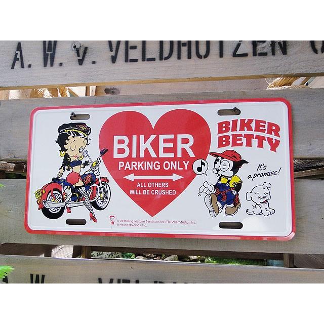 ベティ ブープのライセンスプレート バイカーベティ 赤 アメリカ雑貨 アメリカン インテリア 壁飾り おしゃれな雑貨屋さん 通販 人気 ミリタリー アメリカ雑貨通販キャンディタワー 通販 Yahoo ショッピング