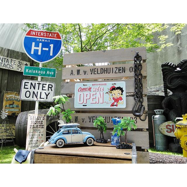ベティ・ブープ　ライセンスプレート　（ダイナーオープン）　アメリカ雑貨　アメリカンな雑貨屋さん　ミリタリー | アメリカン レトロ | 04