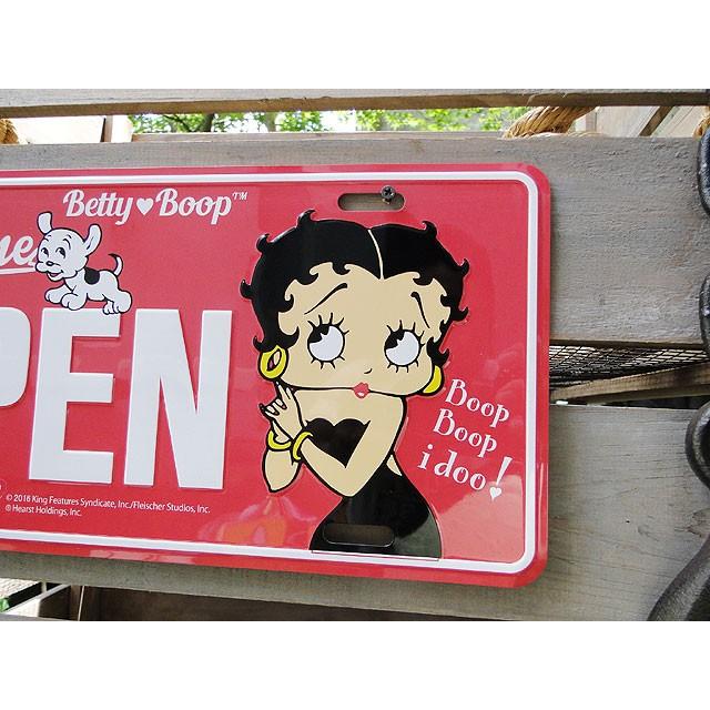 ベティ・ブープ　ライセンスプレート　（イブニングベティ）　アメリカ雑貨　アメリカンな雑貨屋さん　ミリタリー | アメリカン レトロ | 02