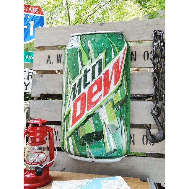 マウンテンデュー缶 エンボスティンサイン アメリカ雑貨 アメリカン 