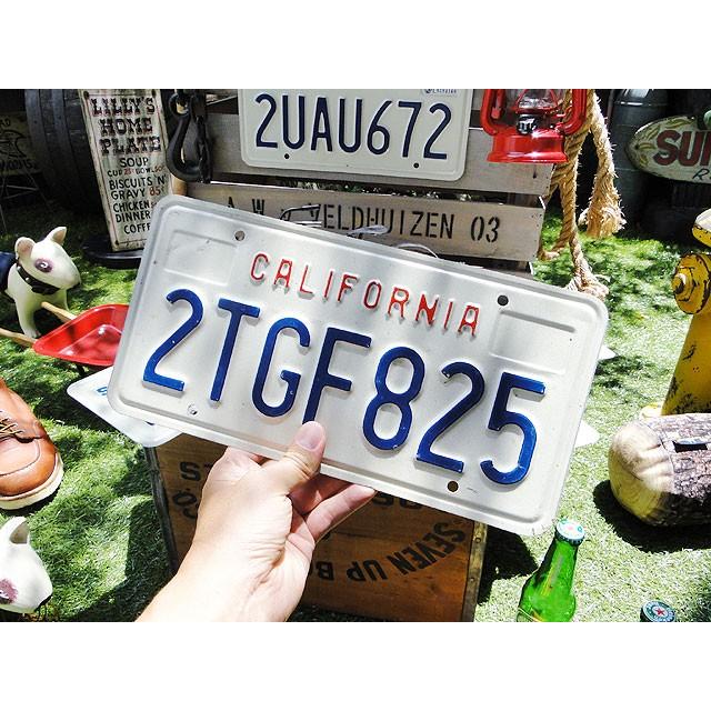 カリフォルニア州　USEDナンバープレート　（1987〜1992年デザイン）　■　アメリカン雑貨　アメリカ雑貨 |  | 02