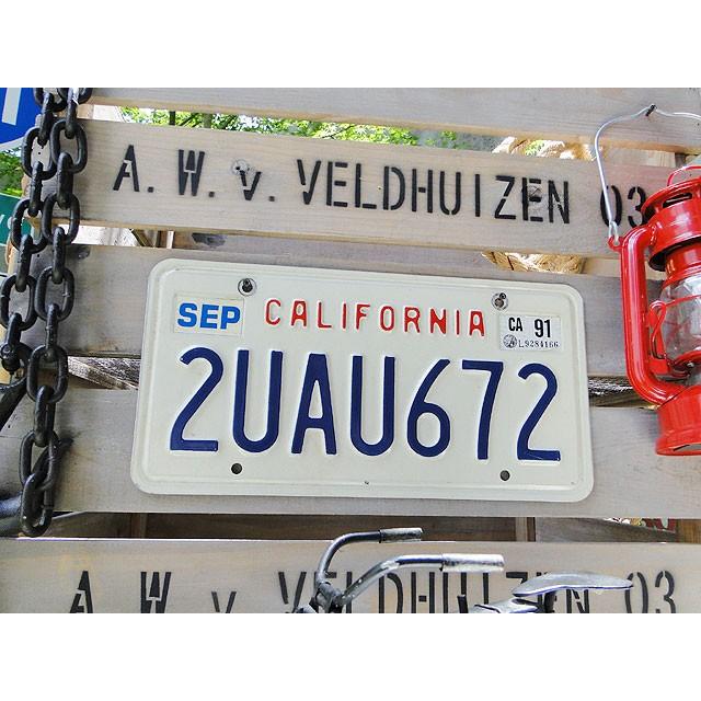 カリフォルニア州　USEDナンバープレート　（1987〜1992年デザイン）　■　アメリカン雑貨　アメリカ雑貨 |  | 03