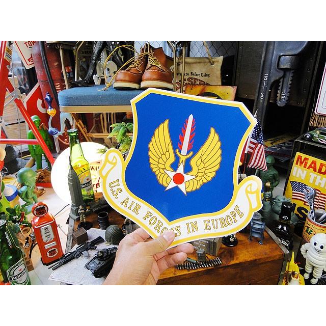 U.S.エアフォース　IN　EUROPE　エンブレムステッカー　（Lサイズ）　アメリカ雑貨　アメリカン雑貨　車　シール　ブランド |  | 01