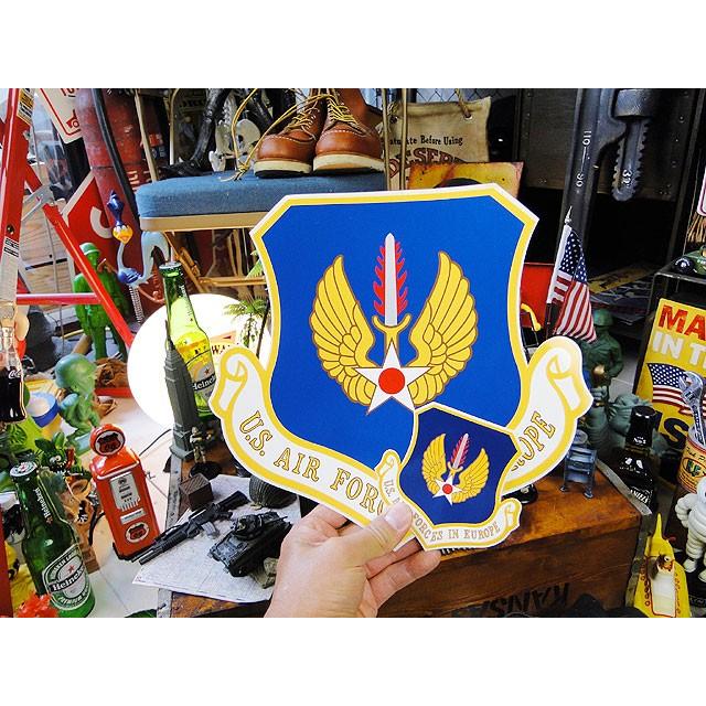 U.S.エアフォース　IN　EUROPE　エンブレムステッカー　（Lサイズ）　アメリカ雑貨　アメリカン雑貨　車　シール　ブランド |  | 03