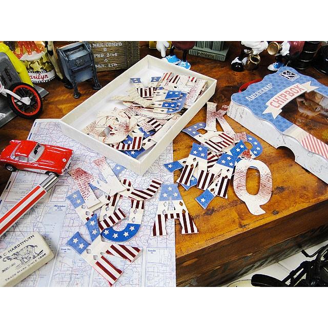 アメリカーナ チップボックス 52ピース入り アメリカ雑貨 アメリカン雑貨 旗 | 