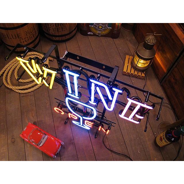 【即納】【在庫あり】 ワイン　オープン　ネオン管 ■ 【6ヶ月保証付き】 ■ アメリカ雑貨 アメリカン雑貨 ネオンサイン |  | 01