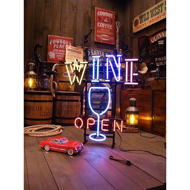 【即納】【在庫あり】 ワイン　オープン　ネオン管 ■ 【6ヶ月保証付き】 ■ アメリカ雑貨 アメリカン雑貨 ネオンサイン |  | 05