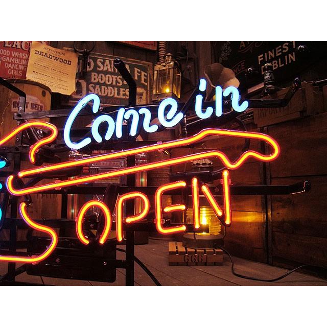 【即納】【在庫あり】 ロックンロール　ギター　ネオン管　■ 【6ヶ月保証付き】 ■ アメリカ雑貨 アメリカン雑貨 |  | 03