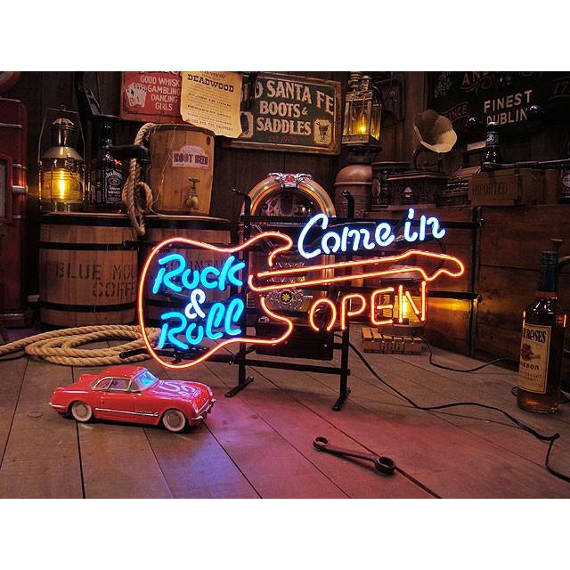【即納】【在庫あり】 ロックンロール　ギター　ネオン管　■ 【6ヶ月保証付き】 ■ アメリカ雑貨 アメリカン雑貨 |  | 04