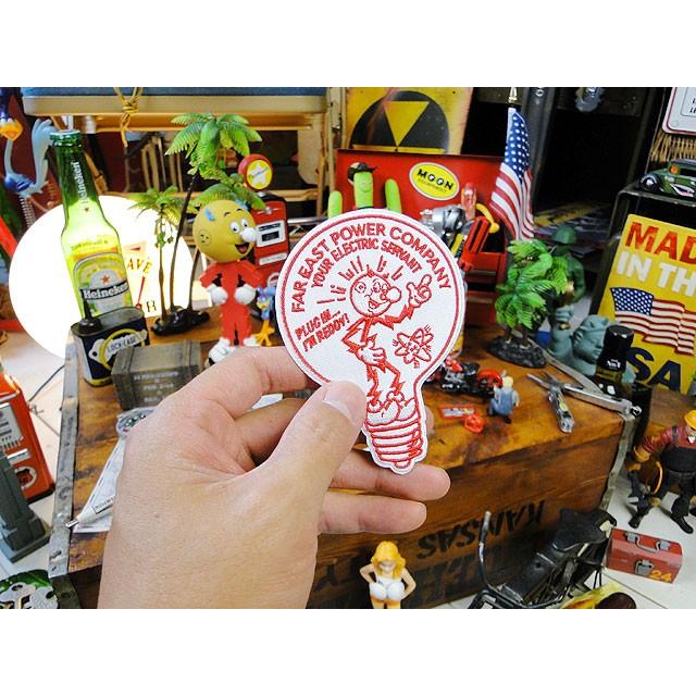 レディキロワット　ワッペン　（バルブシェイプ）　アメリカン雑貨 アメリカ雑貨　アメリカ　ロゴ　キャラクター　ミニ |  | 03