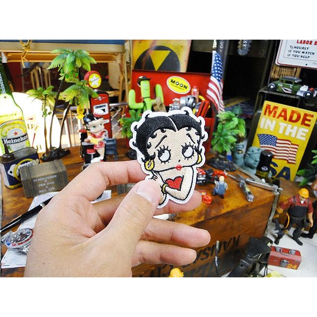 ベティ・ブープ　ワッペン　（バストショット）　アメリカン雑貨 アメリカ雑貨　キャラクター　アメキャラ　通販　英文字　ミニ |  | 01