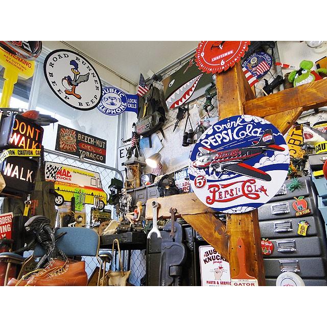 ペプシコーラ　エアプレーン　エンボスティンサイン アメリカ雑貨 アメリカン雑貨 サインプレート ティンサインボード インテリア ブランド | アメリカン レトロ | 04