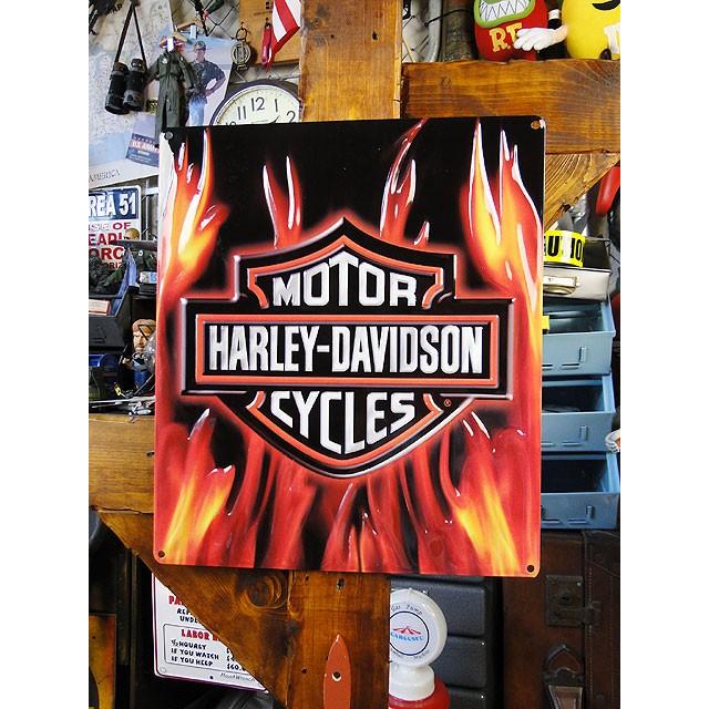 ハーレーダビッドソン フレームロゴのエンボス ティンサイン アメリカ雑貨 アメリカン雑貨 Harley Davidson グッズ サインプレート 男前 看板 アメリカ雑貨通販キャンディタワー 通販 Yahoo ショッピング