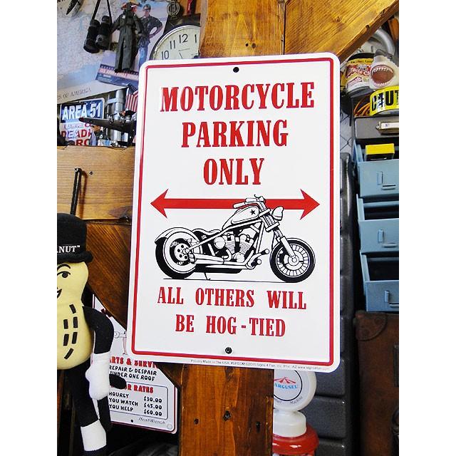 バイク専用駐車場　ミニパーキングサイン　■ アメリカン雑貨 アメリカ雑貨 | 