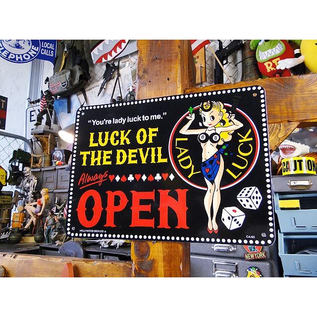 レディラック プラスチックサインボード Sサイズ アメリカ雑貨