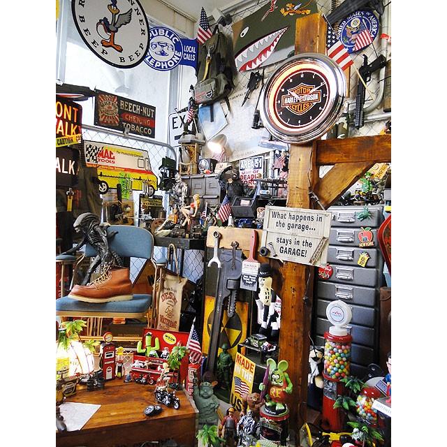 【即納】【在庫あり】　ハーレーダビッドソン　LEDネオンクロック　（バー＆シールド）　■　アメリカン雑貨　アメリカ雑貨 | Harley Davidson | 05