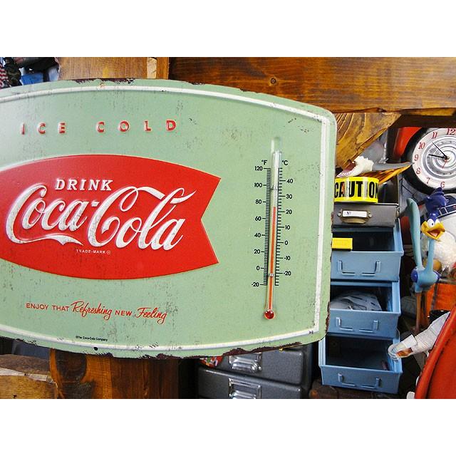 Coca Cola コカ・コーラブランド フィッシュテール サーモメーター付き 