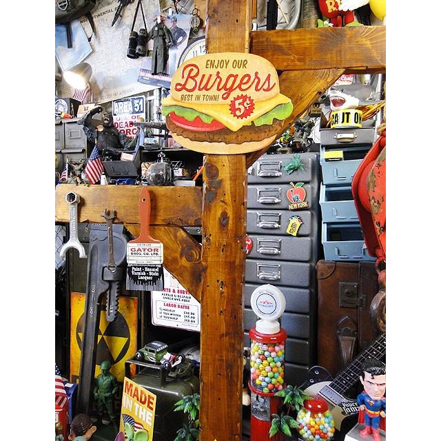 ハンバーガー　エンボス　ティンサイン アメリカ雑貨 アメリカン雑貨 サインプレート ティンサインボード |  | 03