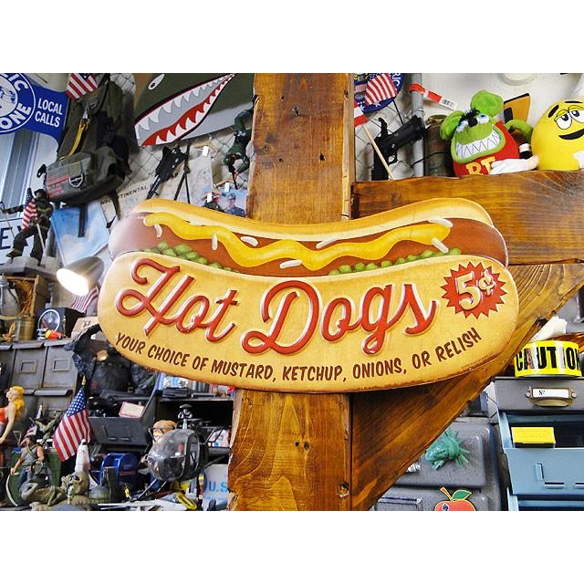 ホットドッグ　エンボス　ティンサイン アメリカ雑貨 アメリカン雑貨 サインプレート ティンサインボード |  | 03