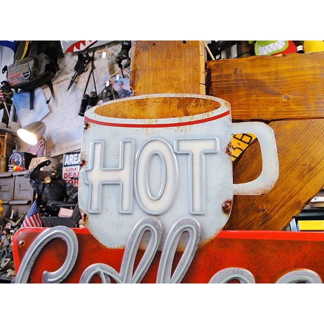 コーヒーショップのエンボス・ティンサイン アメリカ雑貨 アメリカン雑貨 サインプレート ティンサインボード |  | 01