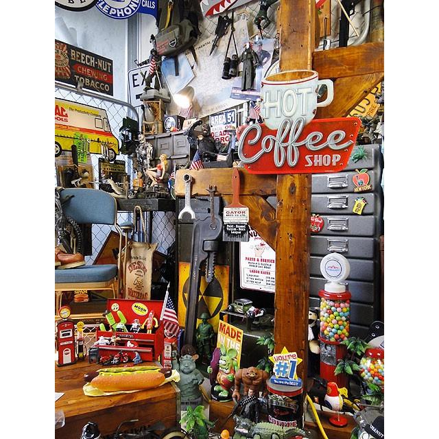 コーヒーショップのエンボス・ティンサイン アメリカ雑貨 アメリカン雑貨 サインプレート ティンサインボード |  | 05