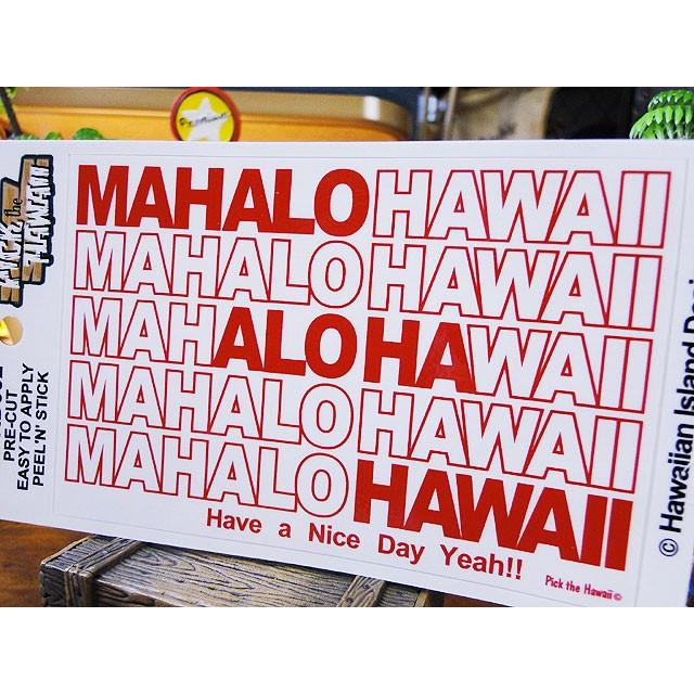 マハロハワイ　ハワイアンステッカー アメリカ雑貨 アメリカン雑貨 車 シール ブランド グッズ 爆買 |  | 01