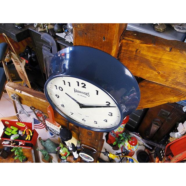 トスダイス　クラシック　２ハンズ　ウォールクロック　(ネイビー)　壁掛け時計　スイープムーブメント　アメリカン雑貨　アメリカ雑貨 |  | 01