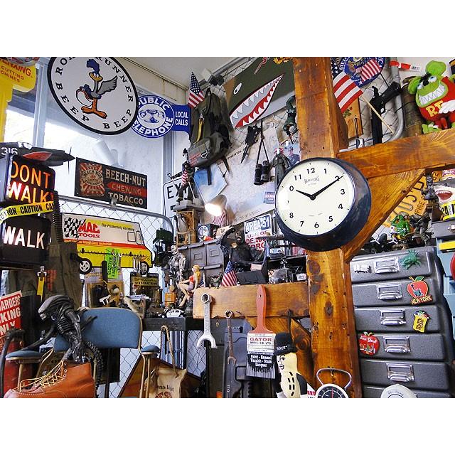 トスダイス　クラシック　２ハンズ　ウォールクロック　(ネイビー)　壁掛け時計　スイープムーブメント　アメリカン雑貨　アメリカ雑貨 |  | 04