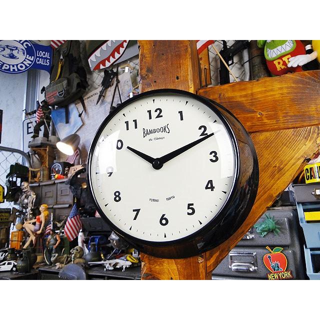 トスダイス　クラシック　２ハンズ　ウォールクロック　(ブラック) 　壁掛け時計　スイープムーブメント　アメリカン雑貨　アメリカ雑貨 | 