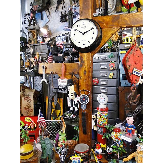 トスダイス　クラシック　２ハンズ　ウォールクロック　(ブラック) 　壁掛け時計　スイープムーブメント　アメリカン雑貨　アメリカ雑貨 |  | 03