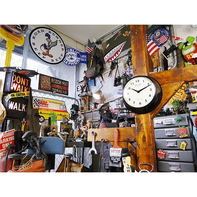 トスダイス　クラシック　２ハンズ　ウォールクロック　(ブラック) 　壁掛け時計　スイープムーブメント　アメリカン雑貨　アメリカ雑貨 |  | 04