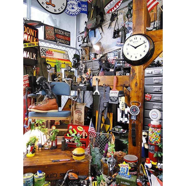 トスダイス　クラシック　２ハンズ　ウォールクロック　(ブラック) 　壁掛け時計　スイープムーブメント　アメリカン雑貨　アメリカ雑貨 |  | 05