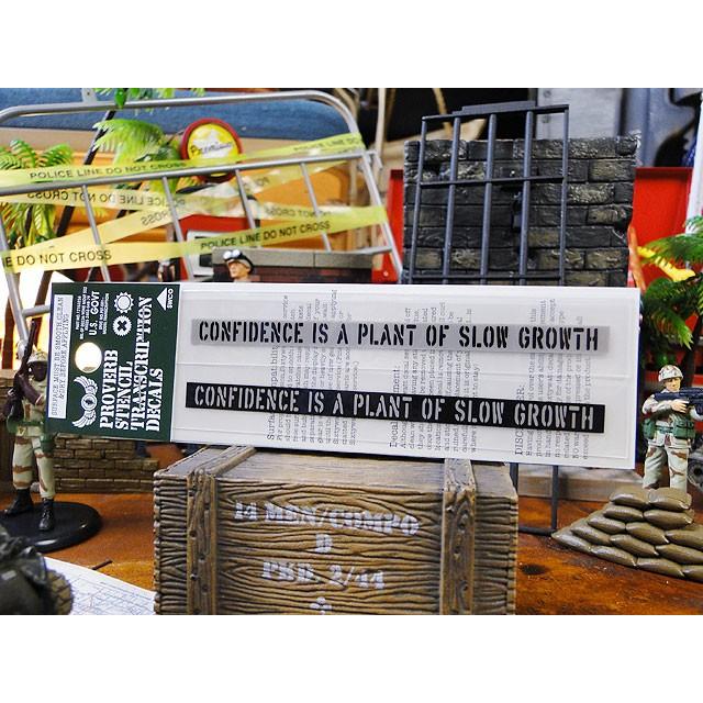 ことわざステンシル転写ステッカー　（信頼とはゆっくり育つ木である）　アメリカ雑貨　アメリカン雑貨 | アメリカン レトロ