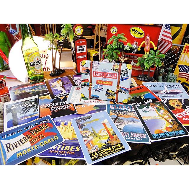 トラベルステッカーセット　20枚入り　（ザ・リヴィエラ）　アメリカン雑貨　アメリカ雑貨 爆買 | 