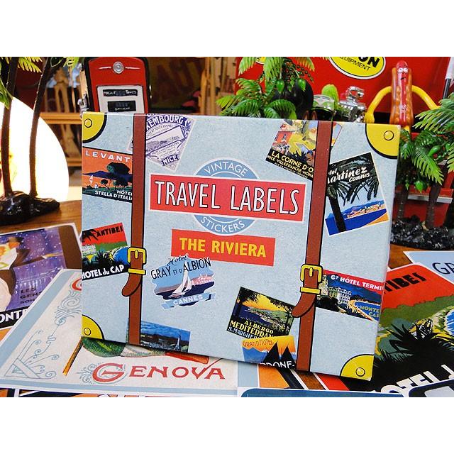 トラベルステッカーセット　20枚入り　（ザ・リヴィエラ）　アメリカン雑貨　アメリカ雑貨 爆買 |  | 01