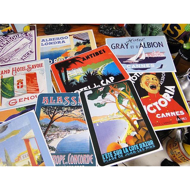 トラベルステッカーセット　20枚入り　（ザ・リヴィエラ）　アメリカン雑貨　アメリカ雑貨 爆買 |  | 04