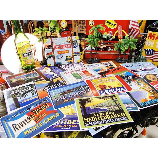 トラベルステッカーセット　20枚入り　（ザ・リヴィエラ）　アメリカン雑貨　アメリカ雑貨 爆買 |  | 05