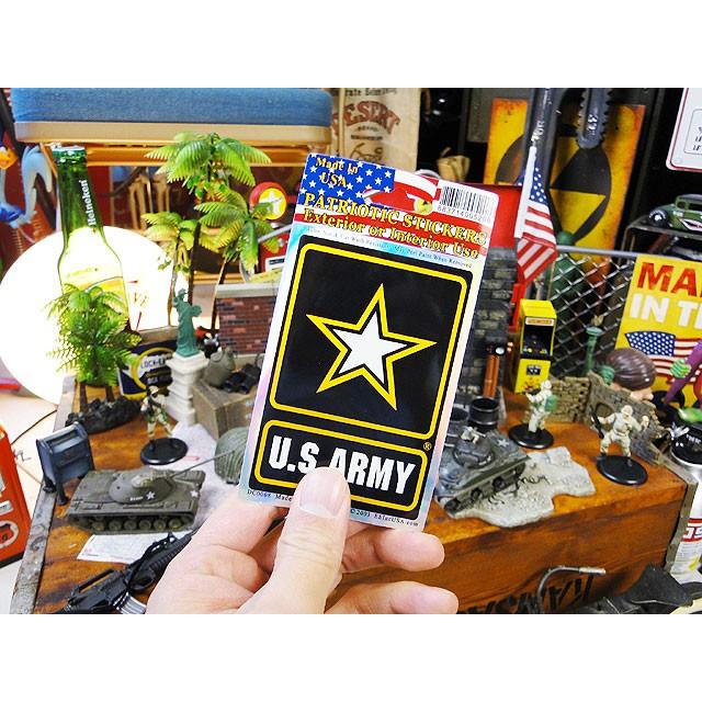 ミリタリープリズムステッカー　スクエア　Sサイズ　（U.S.アーミー）　アメリカン雑貨 アメリカ雑貨 |  | 01