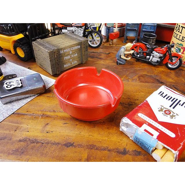 アメリカのメラミン灰皿　ラウンド　（レッド）　アメリカン雑貨 アメリカ雑貨 |  | 02