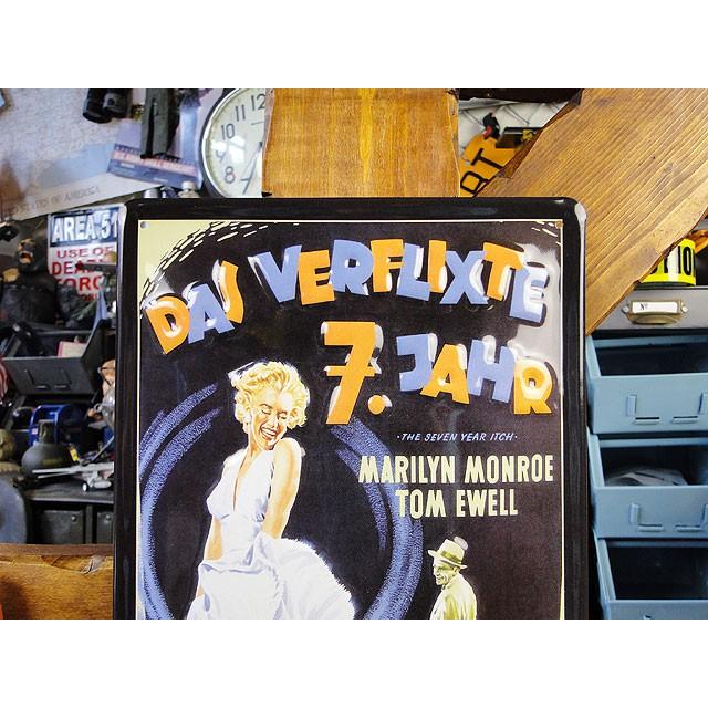 有名人＆ミュージシャン　3Dメタルサイン　（マリリン・モンロー/7年目の浮気）　アメリカン雑貨　アメリカ雑貨 | アメリカン レトロ | 01